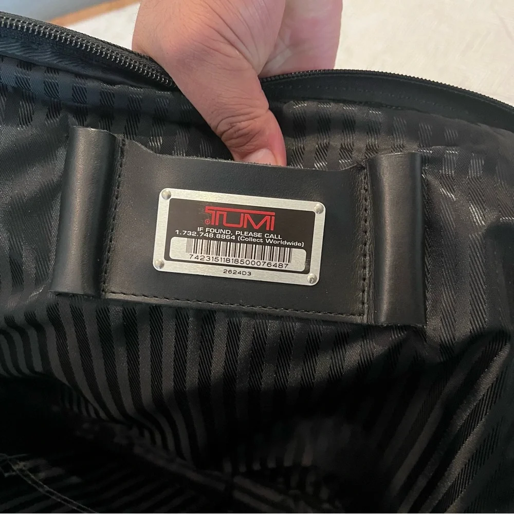 TUMI Alpha Ballistic Bag 2624D3 Organizer Laptop Brief Messenger Made In USA